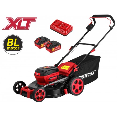 Газонокосилка аккумуляторная WORTEX CLM 4536 в кор. XLT SET БЕСЩЁТ.ДВИГ., 18В+18В, шир.460 мм Газонокосилка аккумуляторная WORTEX CLM 4536 в кор. XLT SET БЕСЩЁТ.ДВИГ., 18В+18В, шир.460 мм