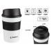 Термокружка для кофе, 380 мл, нержавеющая сталь,white, PERFECTO LINEA