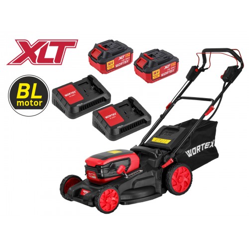 Газонокосилка аккум. WORTEX CLM 4536-4 в кор. XLT SET БЕСЩЁТ.ДВИГ., САМОХОД., 18В+18В, 2х4Ач, компл. Газонокосилка аккум. WORTEX CLM 4536-4 в кор. XLT SET БЕСЩЁТ.ДВИГ., САМОХОД., 18В+18В, 2х4Ач, компл.
