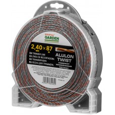 Леска ф 2.4 мм х 87 м витой квадрат сеч. ALULON TWIST STARTUL GARDEN