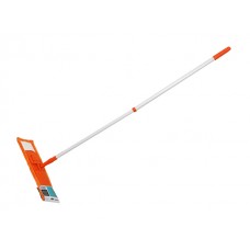Швабра для пола с насадкой из микрофибры, оранжевая, PERFECTO LINEA