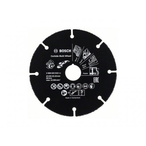 Круг отрезной 125х1.0x22.2 мм для дерева Multi Wheel BOSCH Круг отрезной 125х1.0x22.2 мм для дерева Multi Wheel BOSCH
