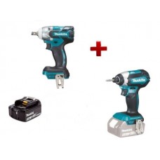 Аккум.  ударный гайковерт MAKITA LXT DTW 285 Z в кор. + АКЦИЯ  АКБ BL1860 со скидкой 50%