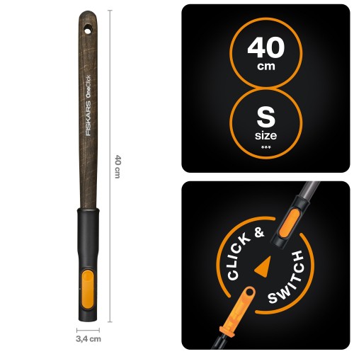 Рукоятка малая деревянная S 40см OneClick FISKARS Рукоятка малая деревянная S 40см OneClick FISKARS