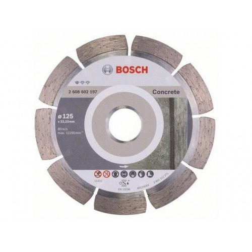 Алмазный круг 125х22 мм по бетону сегмент. STANDARD FOR CONCRETE BOSCH Алмазный круг 125х22 мм по бетону сегмент. STANDARD FOR CONCRETE BOSCH