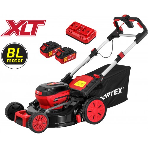Газонокосилка аккумуляторная WORTEX CLM 4536-2 в кор. XLT SET БЕСЩЁТ.ДВИГ., САМОХОД., 18В+18В Газонокосилка аккумуляторная WORTEX CLM 4536-2 в кор. XLT SET БЕСЩЁТ.ДВИГ., САМОХОД., 18В+18В