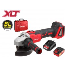 Аккум. углошлифмашина WORTEX CAG 1812 E в чем. ALL1 XLT SET БЕСЩЕТ., 18 В, 125 мм, 8000 об/мин
