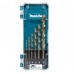 Набор сверл по металлу HSS-Co 2,3,4,5,6,8 мм (6 шт) MAKITA