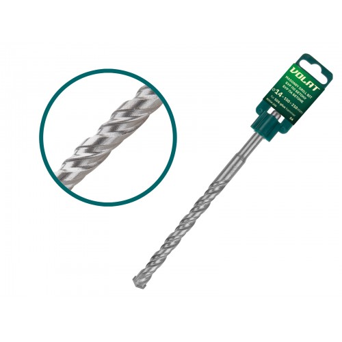 14х150х210 мм бур (сверло) SDS-plus S4 ВОЛАТ 14х150х210 мм бур (сверло) SDS-plus S4 ВОЛАТ