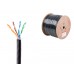Кабель витая пара U/UTP Cat5E 4х2х24AWG (0.51мм) 305м, медь, наруж. (PE) Юпитер