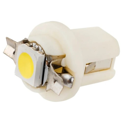Лампочка светодиодная T8.5-5050-1SMD 12v белая Лампочка светодиодная T8.5-5050-1SMD 12v белая