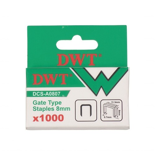 Скобы DWT 8 мм DCS-A0807 Скобы DWT 8 мм DCS-A0807