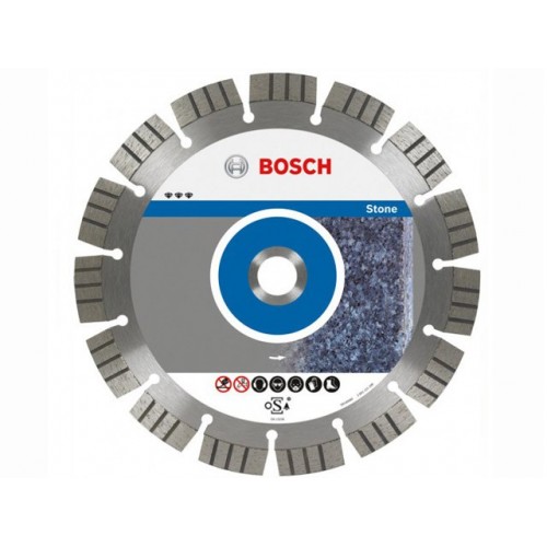 Алмазный круг 115х22 мм по камню сегмент. Turbo BEST FOR STONE BOSCH Алмазный круг 115х22 мм по камню сегмент. Turbo BEST FOR STONE BOSCH
