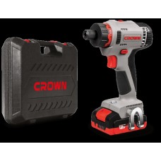 Дрель-шуруповерт аккумуляторная CROWN CT21081HB-2 BMC