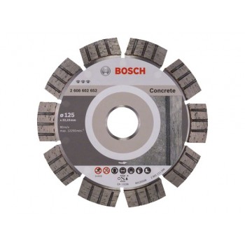 Алмазный круг 125х22 мм по бетону сегмент. Turbo BEST FOR CONCRETE BOSCH