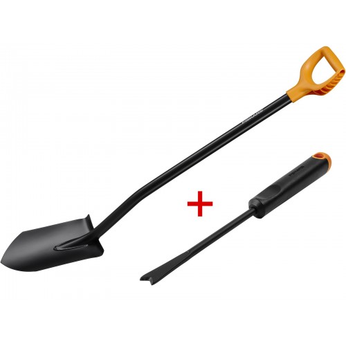 Лопата штыковая Solid FISKARS + АКЦИЯ (нож для прополки) Лопата штыковая Solid FISKARS + АКЦИЯ (нож для прополки)