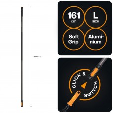 Черенок алюминиевый L 161см OneClick FISKARS