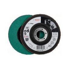 Круг лепестковый 115х22.2 мм P60 плоский BEST FOR INOX BOSCH