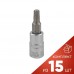 (к-т 15шт.)Головка бита торкс T25 1/4'' (к-т 15шт.)Головка бита торкс T25 1/4''