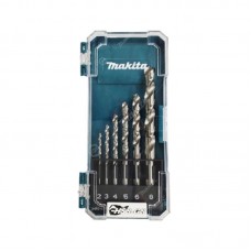 Набор сверл по металлу ц/х, HSS-G, D-78346 комплект из 6 шт MAKITA