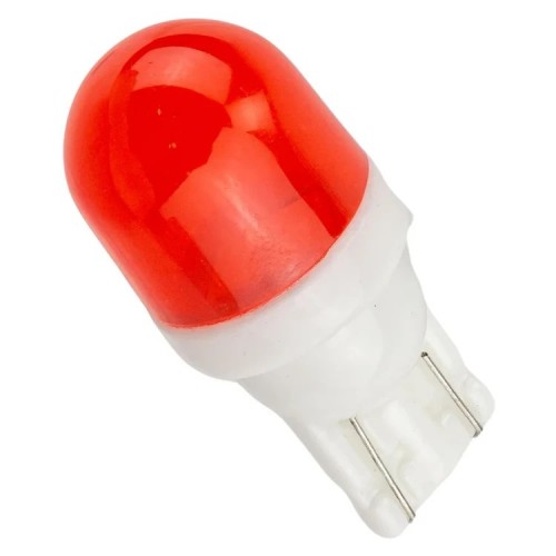 Лампочка светодиодная T10-1W Ceramic 12v красная Лампочка светодиодная T10-1W Ceramic 12v красная