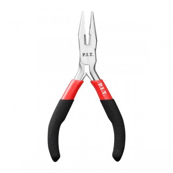 Длинногубцы мини прямые P.I.T. ADVANCE HPLR06-0115L, 115 мм, сталь CR-V, 63HRC, пружина
