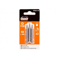 Насадка TORX T10 50мм  3шт GEPARD (GP3517-50)