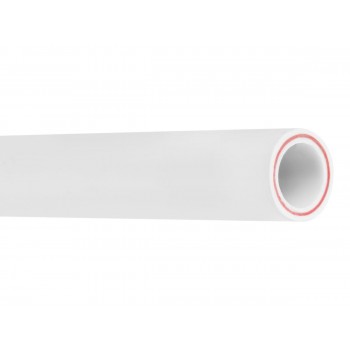 Труба ПП стекловолокно 20х2,8 PN20 SDR7,4 бел. 4м AV Engineering