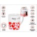 Кружка керамическая, в кор., 350 мл., LOVE HEARTS-2, PERFECTO LINEA Кружка керамическая, в кор., 350 мл., LOVE HEARTS-2, PERFECTO LINEA
