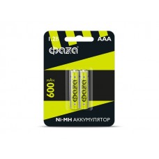 Аккумулятор AAA 600 мАч 1.2В, блистер 2 шт. ФАZA