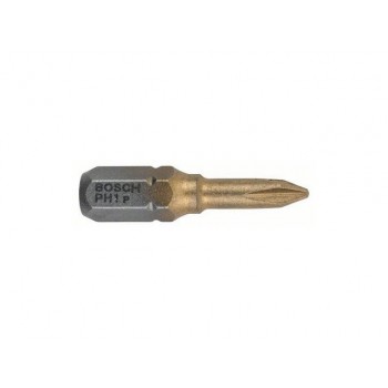 Насадка (бита) крестообразная PH1 25 мм BOSCH Max Grip (3 шт.)