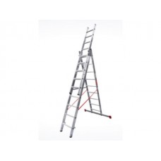 Лестница алюм. 3-х секц. 236/562/250 см 3х9 ступ. 15,9 кг  NV3230 Новая Высота