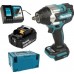 Аккум. ударный гайковерт MAKITA LXT DTW700RT1J в кейсе