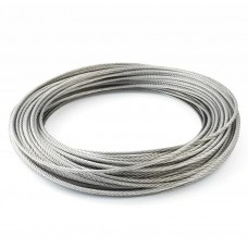 Нержавеющий трос для колодцев и скважин AISI 304 7X7-4.0MM (500м) GARDANA