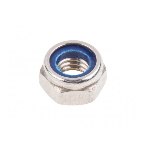 Гайка М5 со стопорным кольцом, нерж.сталь (А2), DIN 985 (25 шт в зип-локе) STARFIX Гайка М5 со стопорным кольцом, нерж.сталь (А2), DIN 985 (25 шт в зип-локе) STARFIX