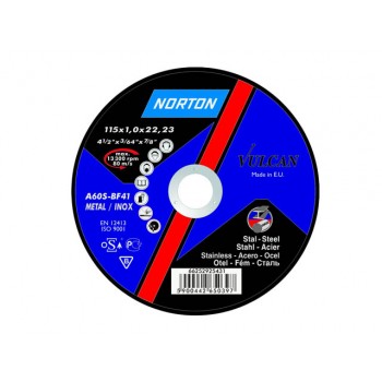 Круг отрезной 125х3.0×22.2 мм для металла Vulcan NORTON