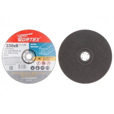 Круг обдирочный 230х6×22.2 мм для металла WORTEX