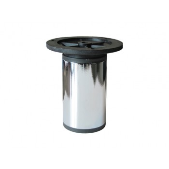 Опора мебельная круглая d50х100-120 мм, хром