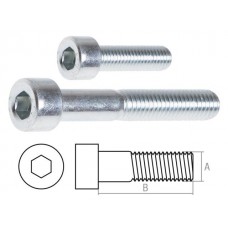 Винт М5х30 мм с внутр. шестигр., цинк, кл.пр. 8.8, DIN 912 (250 шт)