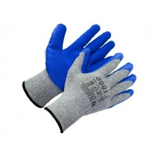 Перчатки х/б + полиэстер с латексом вспенен. неполн. покрытие 10кл (р.9) (Континент-Сити)