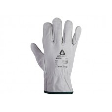 Перчатки кожанные цельные р-р 10/xL, JetaSafety (буйволовая кожа) (JETA SAFETY)