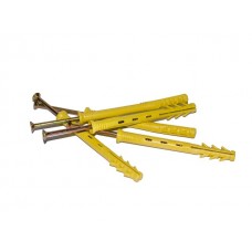 Дюбель-гвоздь 8х45 мм потай (100 шт в зип-локе) (WAVE)