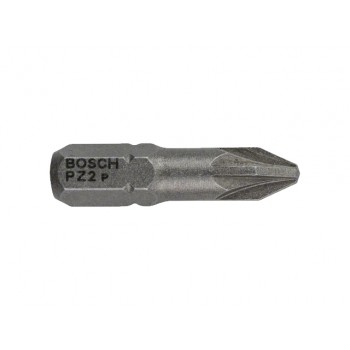 Насадка (бита) крестообразная PZ2 25 мм BOSCH Extra Hart ( посадочн. шестигранник 1/4 “)