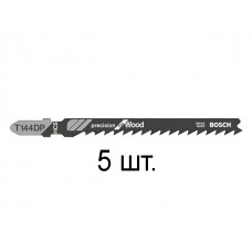 Пилка лобз. по дереву T144DP (5 шт.) BOSCH (пропил прямой, грубый, точный угловой рез)