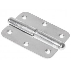 Петля 110 мм левая, белый цинк  (разъемная)