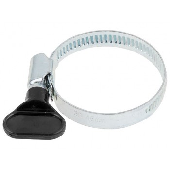 Хомут червячный “бабочка” 30-45 мм, цинк STARFIX