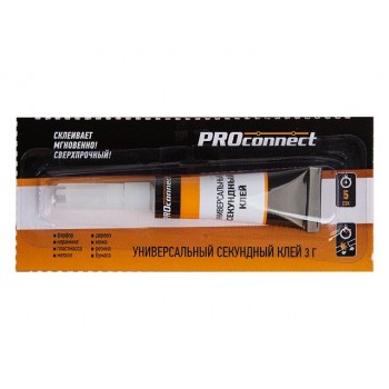 Клей-гель универсальный секундный (3 г) на мульти-карте Proconnect
