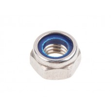 Гайка М8 со стопорным кольцом, нерж.сталь (А2), DIN 985 (500 шт в карт. уп.)