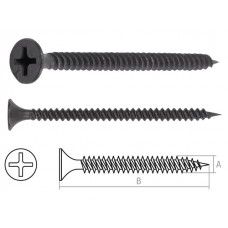 Саморез 3.5х35 мм для монтажа ГКЛ к металлу, фосфат (20 кг) РМЗ (STARFIX)