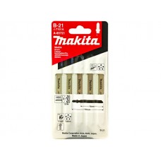 Пилка лобз. по пластику B-21 (5 шт.) MAKITA (пропил прямой, тонкий, быстрый рез)